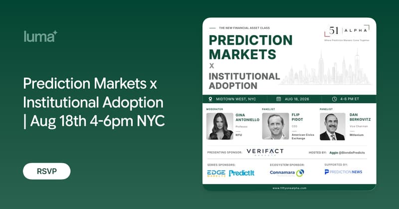 Prediction Markets x Institutional Adoption